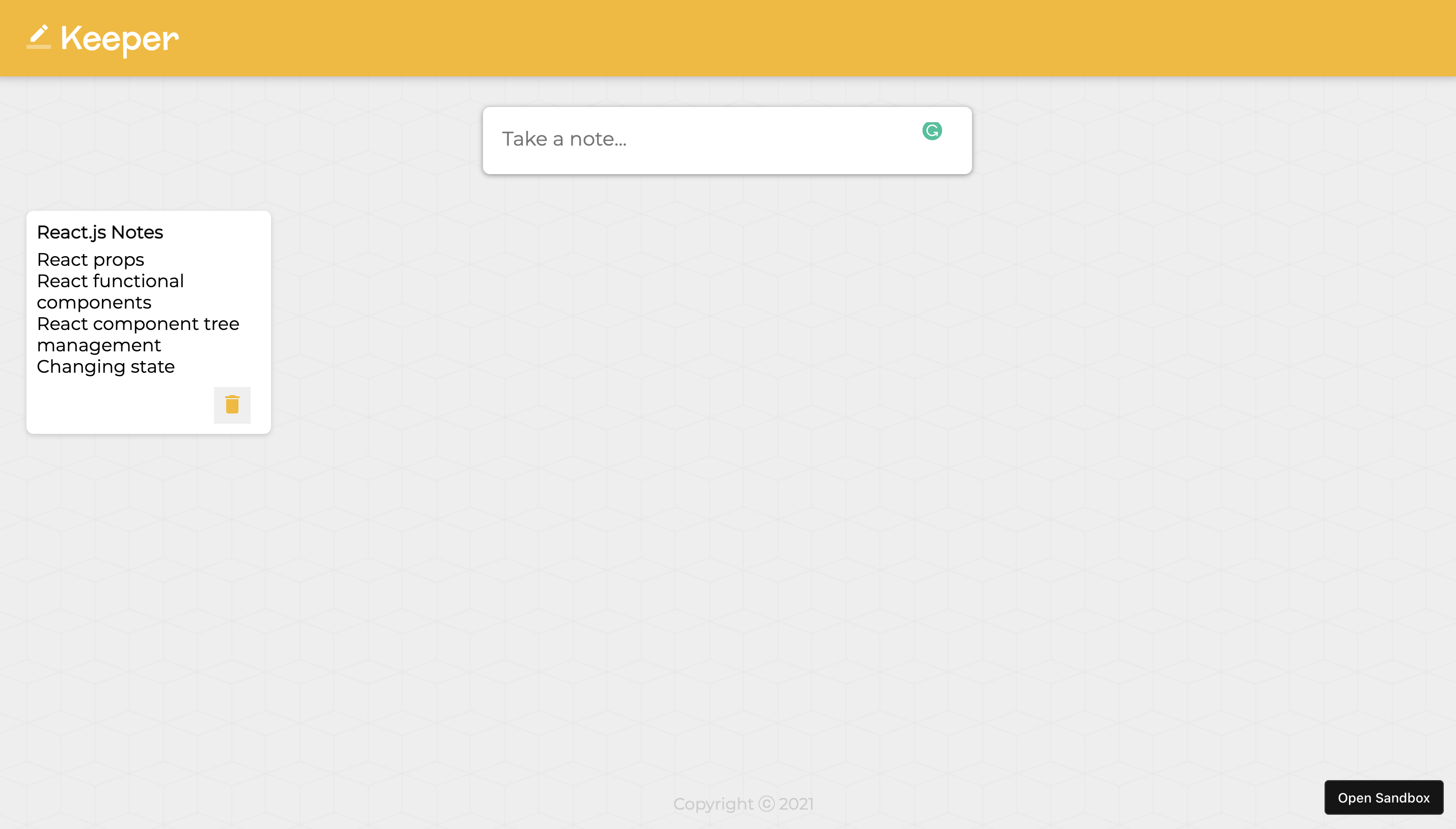 Note-Taking App website